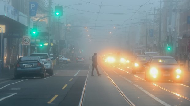 A Foggy morning to start the day in Melbourne.