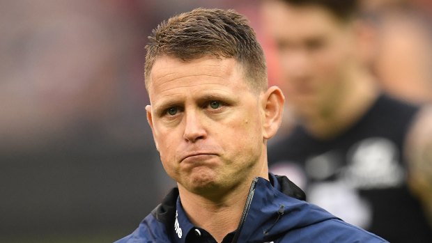 Carlton coach Brendon Bolton.