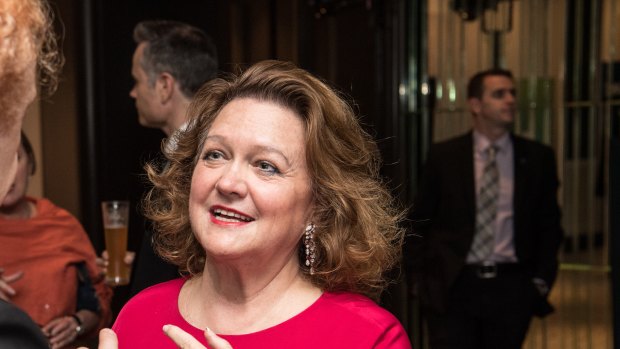 Gina Rinehart has the front-running in the contest for Atlas Iron.