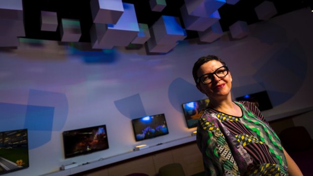 27/2/17 Katrina Sedgwick, the head of ACMI. Photograph by Chris Hopkins