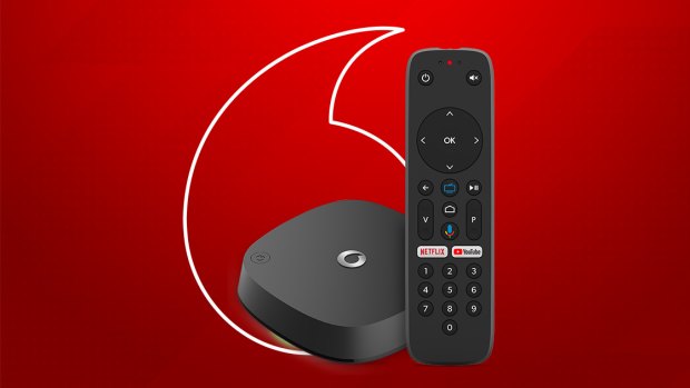 The Vodafone TV offers voice commands through its remote, although search is limited to Google's services.
