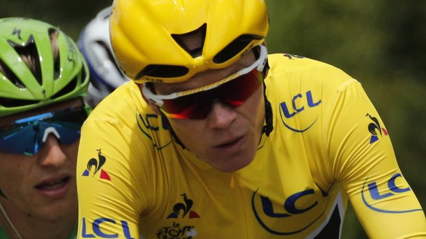 Denied wrongdoing: Chris Froome.