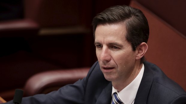 Memo to Simon Birmingham: adult female humans are usually called "women". 