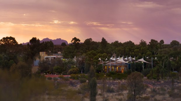 Sails in the Desert is part of the Ayers Rock Resort, which offers accommodation from camping to five star.