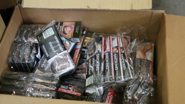 Tobacco seized at one of the properties searched in relation to the alleged fraud.