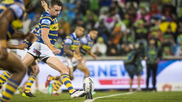 Clint Gutherson has been handed the Parramatta captaincy.