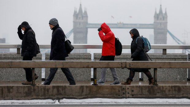The so-called "Beast from the East" brought freezing weather to much of Britain and hit sales of garden and outdoor goods. 