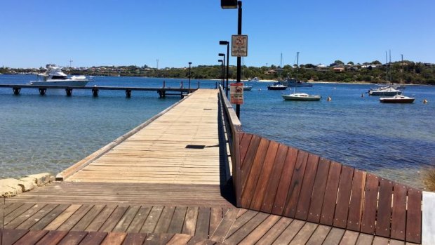 Bicton Baths, near Fremantle, is a popular spot for families and water sport enthusiasts.