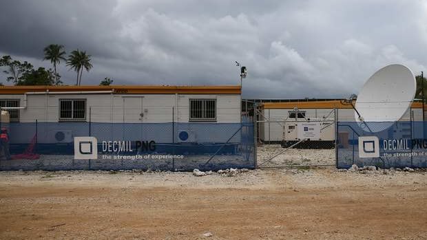 Building site for proposed accommodation for asylum seekers found to be refugees and permanently resettled, on Manus Island. Photo: Alex Ellinghausen