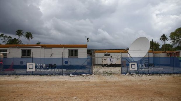 Building site for proposed accommodation for asylum seekers found to be refugees and permanently resettled, on Manus Island. Photo: Alex Ellinghausen