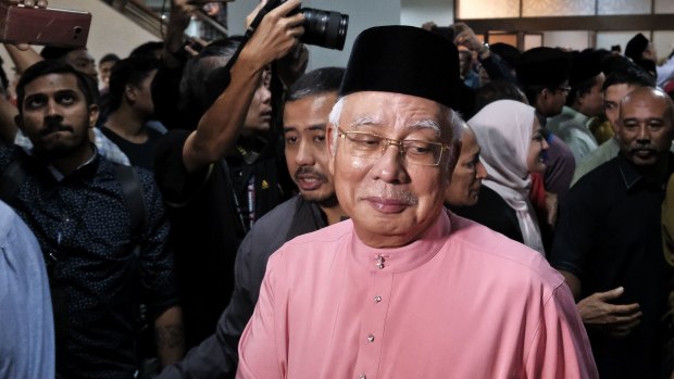 Malaysia's former prime minister Najib Razak attends an event on Friday.