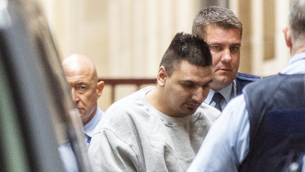 Accused Bourke Street driver James Gargasoulas arrives at the Supreme Court on Wednesday.