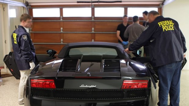 Authorities seized a Lamborghini and other luxury cars after Michael Issakidis was charged.