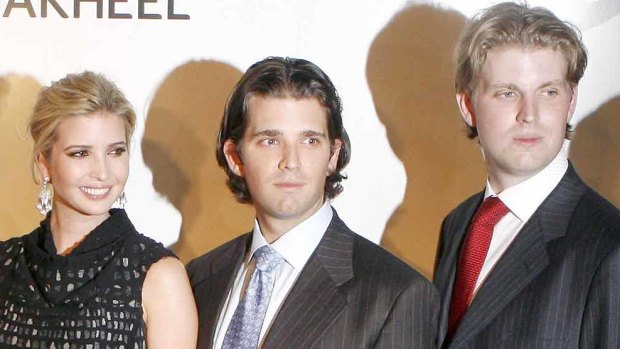 Ivanka, Donald Jr and Eric Trump are listed in the law suit.