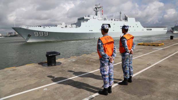 China dispatched members of its People's Liberation Army to Djibouti as a key part of a wide-ranging expansion of the role of China's armed forces.
