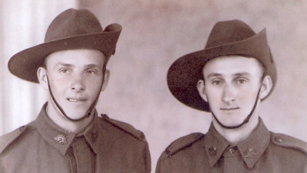 John (left) and Edward Skinner who will be remembered at a Borneo Anzac Day service.