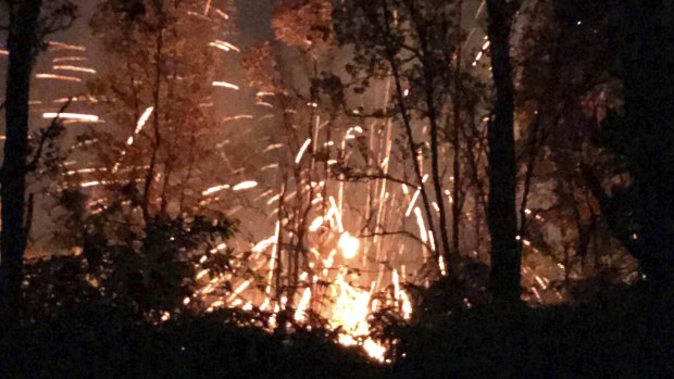 Kilauea Volcano on Hawaii's Big Island puts on a show on Friday.