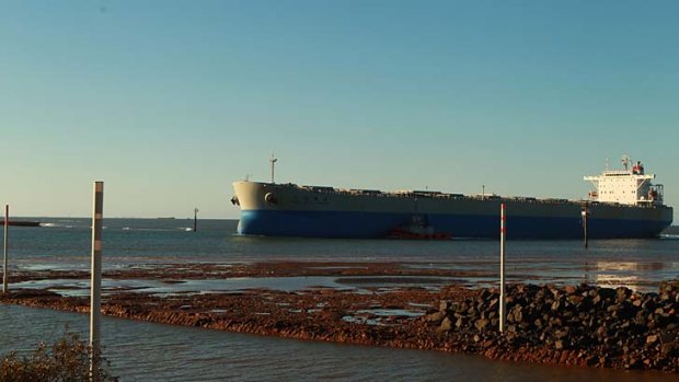 Port Hedland is Australia's busiest port, exporting about $100 million worth of iron ore every day.
