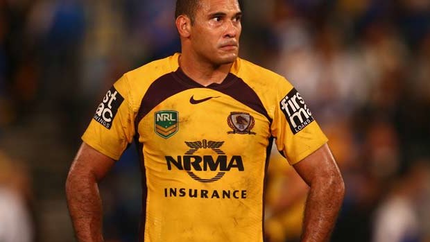 Justin Hodges of the Broncos.