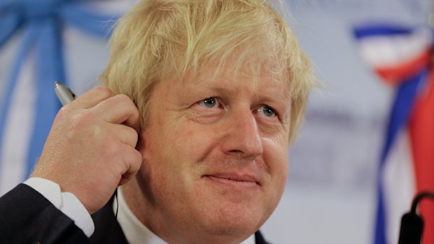 Former British Foreign Secretary Boris Johnson 