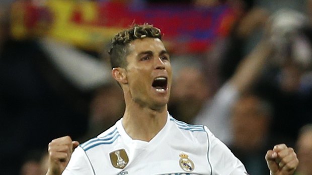 Into the final: Cristiano Ronaldo celebrates at the final whistle.