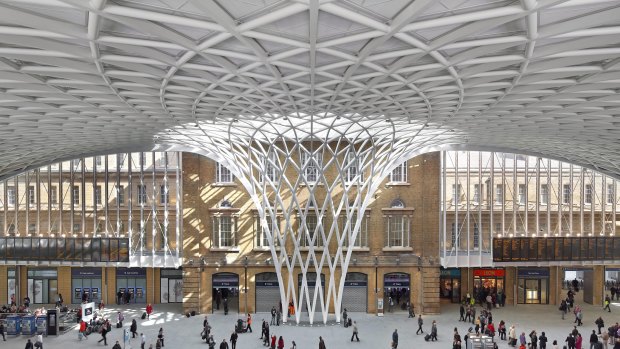 Kings Cross station, London. 