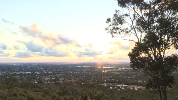 View from the top: One of Armadale's best assets is its hills. 
