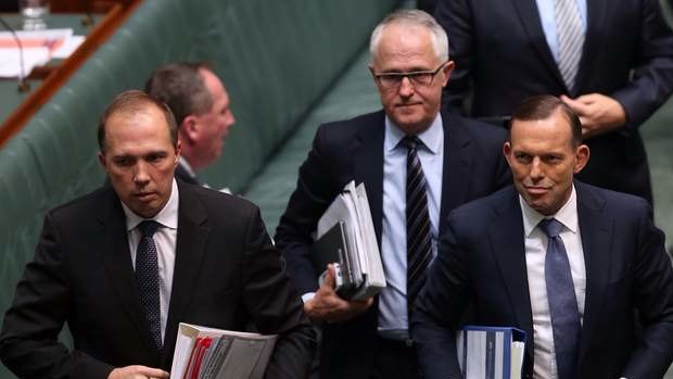 Prime Minister Tony Abbott at the conclusion of question time on Thursday. Photo: Andrew Meares