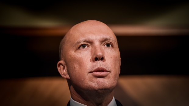 Immigration, Border Protection and Home Affairs Minister Peter Dutton.