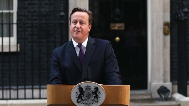 Prime Minister David Cameron gives a press conference following the results of the Scottish referendum on independence.