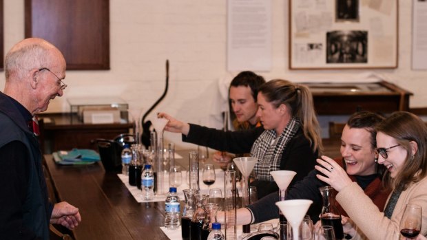 Tabhilk's wine blending experience is held in their 'museum'.