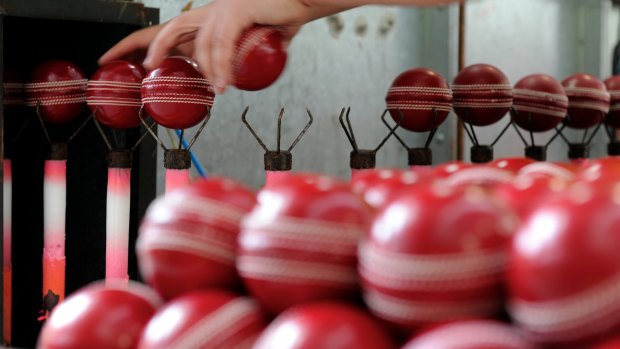 Evolution: The Kookaburra Factory in Moorabbin, Melbourne. The company is now trialling T20-only balls.