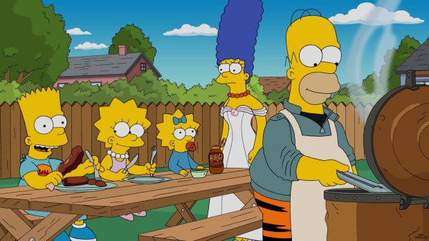The Simpson family.