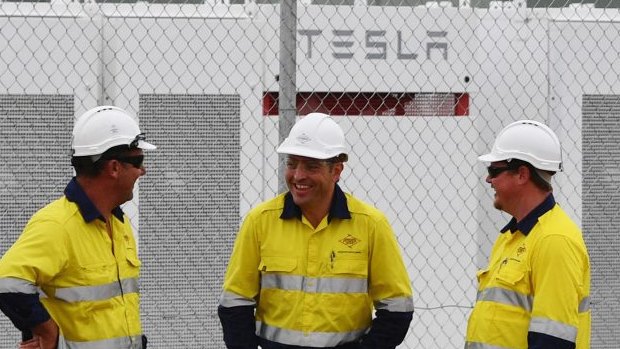 South Australia's Tesla battery.