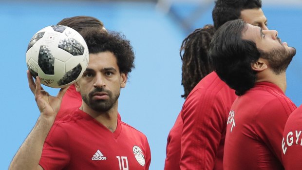 Egypt's Mohamed Salah.