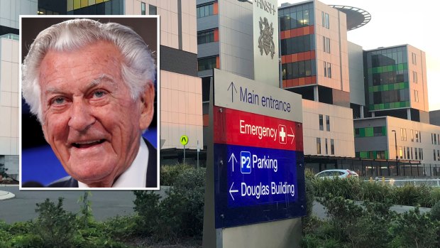 Former PM Bob Hawke was admitted to Royal North Shore Hospital on Monday for minor tests.