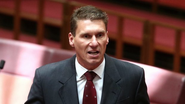 Cory Bernardi has criticised a group that trashed his South Australian office.
