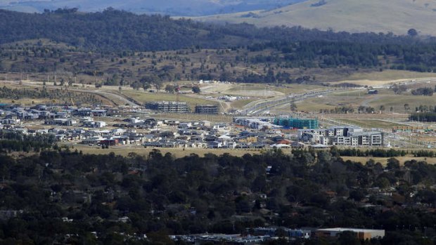 The new Canberra suburbs of Coombs and Wright are being developed as part of Molonglo.