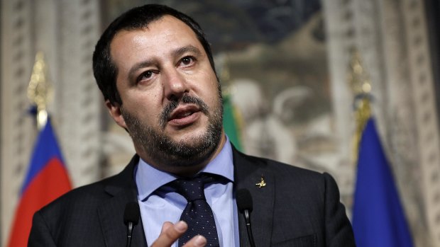 Matteo Salvini has promised to curb immigration..