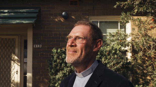 Father Peter Smith of St Columba's Catholic Parish in Sydney's Leichhardt is leading the way on solar, as the renewable energy surge gathers momentum nationally.