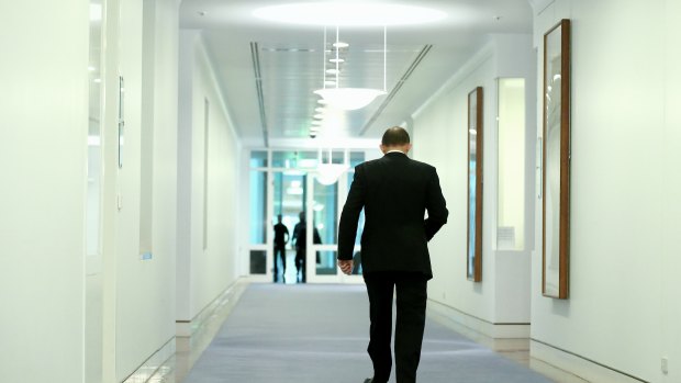 Politicians and commentators have lamented the empty atmosphere of the corridors in Parliament House.