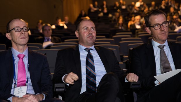 Josh Frydenberg at the Energy Networks event, where he said there needs to be incentives for smarter charging of EVs.