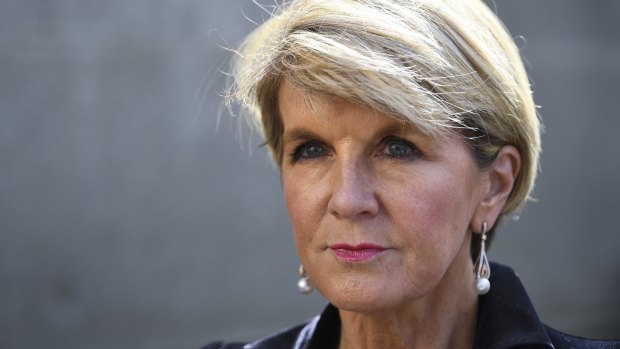 Australian Foreign Minister Julie Bishop 