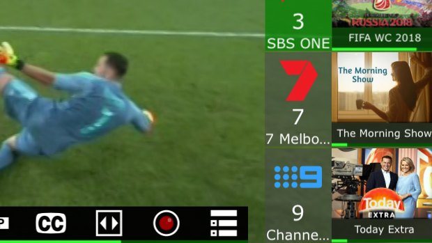 Watching live TV on your phone is simple with the HDHomeRun app.