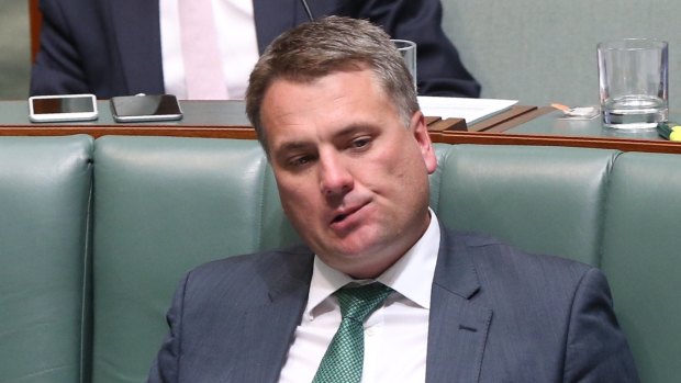 Cities Minister Jamie Briggs during question time on Monday.