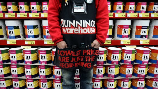 A slowing housing market is set to hurt Bunnings.