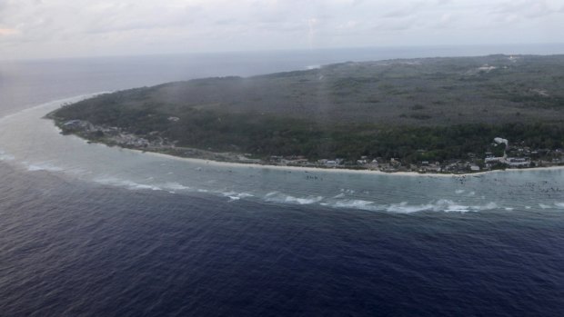 Nauru from above. 