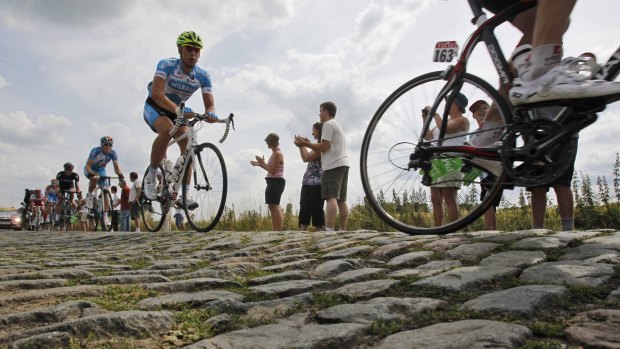 Rock and roll: The cobbles could prove a snag for the Tour de France's finest.