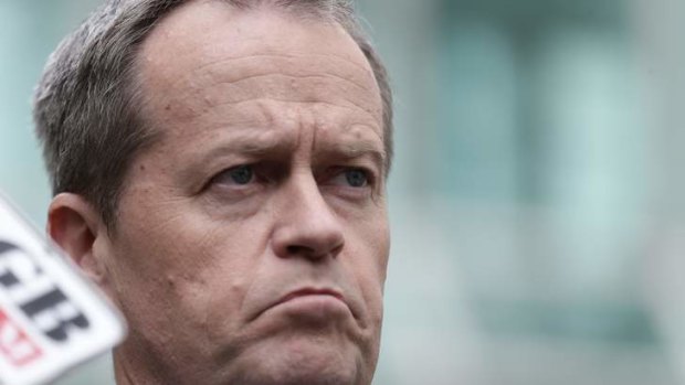 Labor MP Bill Shorten at Parliament House in Canberra on Friday.