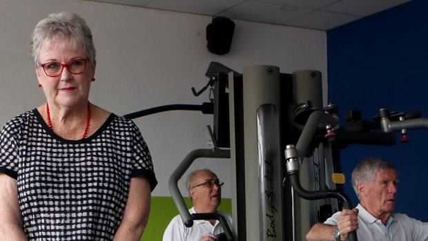 Liz Meakin has had two hips and a knee replaced but still goes to the gym, runs and plays tennis.